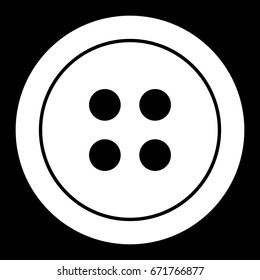 Clothing button icon .