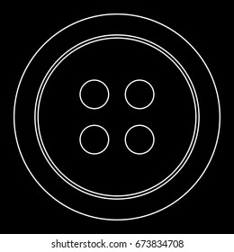 Clothing button icon .