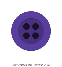 clothing buttons. purple buttons. vector illustration