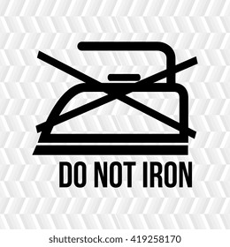 clothing care instructions design 