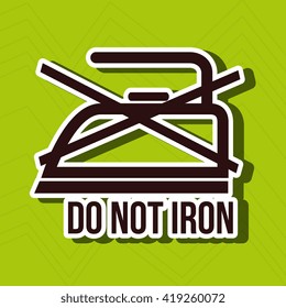 clothing care instructions design 