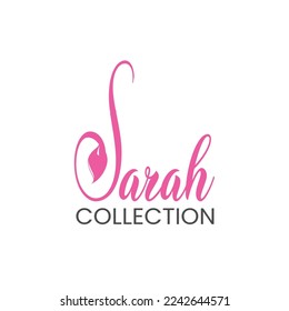 clothing collection, sarah collection, sara logo, s initial, s letter, s brand logo