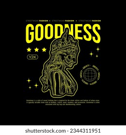 Clothing Design. Streetwear, Urban Style, Hip Hop, Y2K, Rock, Punk, Graffiti, Typography Text Slogans. Print Pattern Design for T-shirts, Jackets, Bags or Screen Printing.