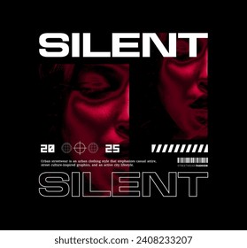 Clothing Design. Streetwear, Urban Style, Hip Hop, Y2K, Rock, Punk, Graffiti, Typography Text Slogans. Print Pattern Design for T-shirts, Jackets, Bags or Screen Printing.