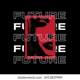 Clothing Design. Streetwear, Urban Style, Hip Hop, Y2K, Rock, Punk, Graffiti, Typography Text Slogans. Print Pattern Design for T-shirts, Jackets, Bags or Screen Printing.