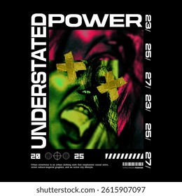 Clothing Design. Streetwear, Urban Style, Hip Hop, Y2K, Rock, Punk, Graffiti, Typography Text Slogans. Print Pattern Design for T-shirts, Jackets, Bags or Screen Printing.