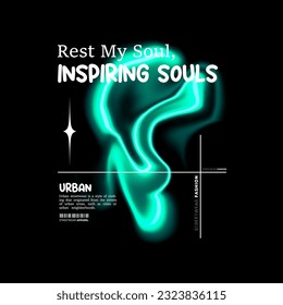 Clothing Design. Streetwear, Urban Style,Y2K, Text Slogans. Print Pattern Design for T-shirts, Jackets, Bags or Screen Printing.