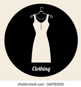 Clothing design, vector illustration