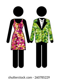 Clothing design, vector illustration