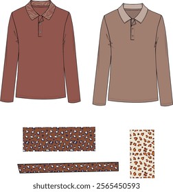 clothing design. women clothing design. polo collar tshirt design. print pattern design and more