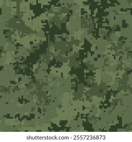 Clothing dirty a background pattern. Ideas disguise of abstract 2025. Camouflage warrior from endless swatch. Pixelated mask in vector minimal.