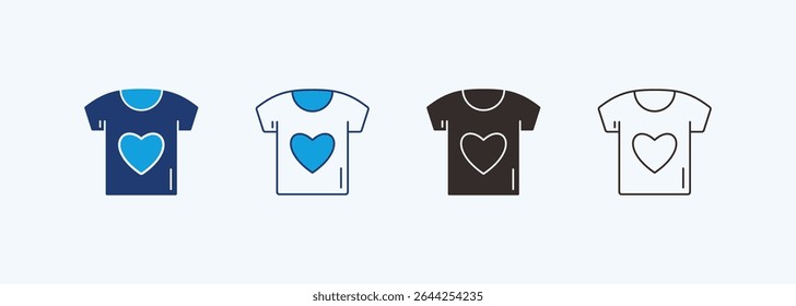 Clothing Donation Icon Set Multiple Style Collection
