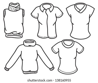 clothing doodle