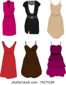 Clothing - elegant dresses
