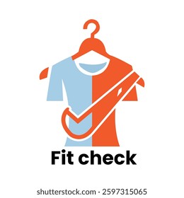 Clothing Hanger Fit Check Icon