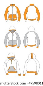 "Clothing with a hood"