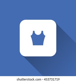 clothing icon. flat design