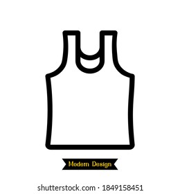 icono de ropa con un diseño moderno. ilustración vectorial
