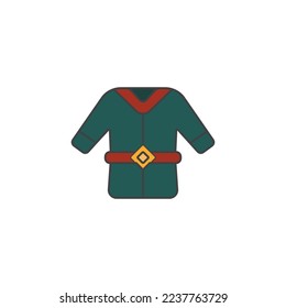 the clothing icon is suitable for your web, apk or project with a medieval theme