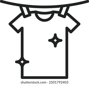 Clothing icon vector image. Suitable for mobile application web application and print media.