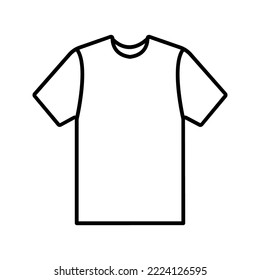 Vector de icono de ropa para color web editable
