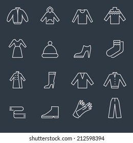 Clothing icons