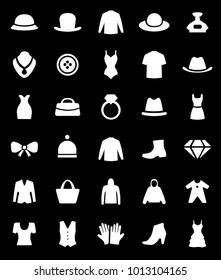 CLOTHING ICONS set