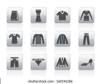 Clothing Icons - Vector Icon Set