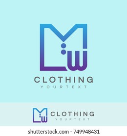 Clothing Initial Letter M Logo Design Stock Vector (Royalty Free ...