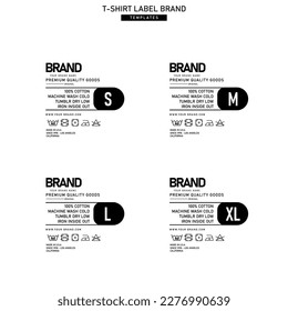 Clothing Label Template - Free Vectors & PSDs to Download