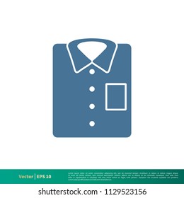 Clothing Laundry Icon Vector Logo Template Illustration Design. Vector EPS 10.