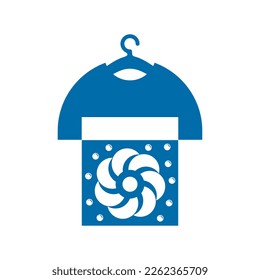 Clothing laundry service vector logo design