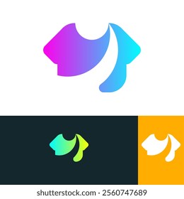 clothing logo design concept template