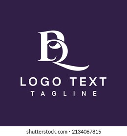 Clothing Logo Design. Modern minimalist BR creative initials based vector icon template.