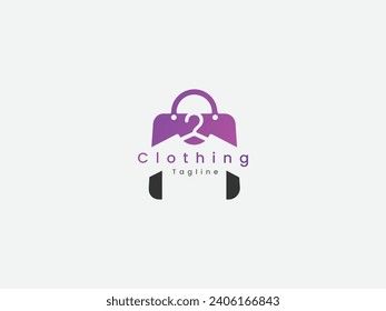 Clothing logo design. T-shirt with a hanger. Clothing business. T-shirt shop logo design. Dress. Finance. Dress shopping. Store