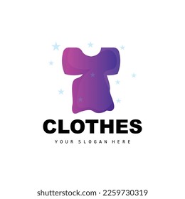 Clothing Logo, Simple Style Shirt Design, Clothing Store Vector, Fashion, Business Brand And Template Icon