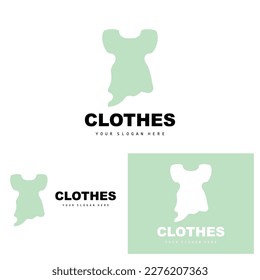 Clothing Logo, Simple Style Shirt Design, Clothing Store Vector, Fashion, Business Brand And Template Icon