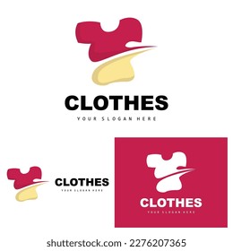 Clothing Logo, Simple Style Shirt Design, Clothing Store Vector, Fashion, Business Brand And Template Icon