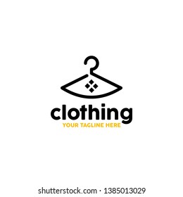 Clothes Accessories Logo Linear Logo Clothes Stock Vector (Royalty Free ...