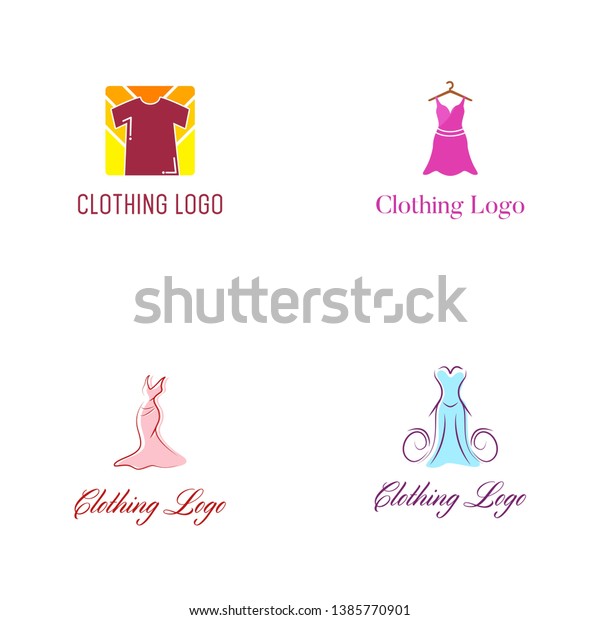 Clothing Logo Vector Design Template Stock Vector (Royalty Free) 1385770901