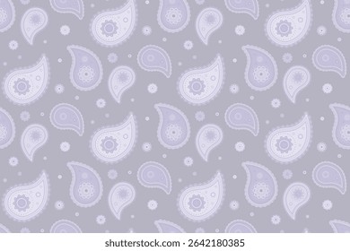 Clothing paisley minimal trend. Simple classical as symmetry draw. Luxury droplet of repeat endless. Tiled tissue at abstract fashion.