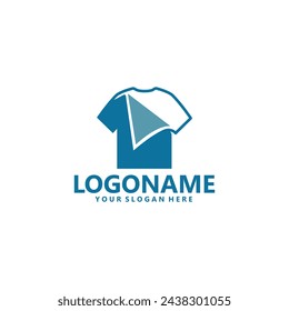 clothing printing template logo design vector