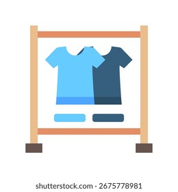 Icono Del Estante De La Ropa Relacionado Con El Comercio, Las Compras Y El Centro Comercial, Uso Para El Concepto Moderno, Ui, Web De La Ux Y Desarrollo Del App.