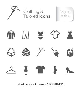 Clothing related icons.