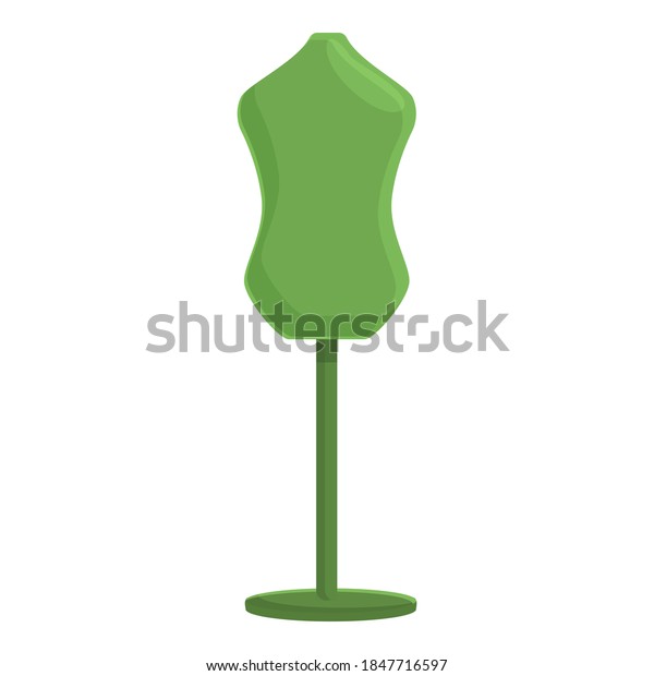 Clothing repair\
stand icon. Cartoon of clothing repair stand vector icon for web\
design isolated on white\
background