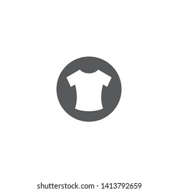 Clothing shop logo template vector icon illustration