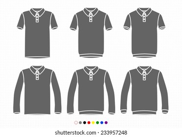 Clothing Silhouettes Polo Collection, T-shirt and Longsleeve