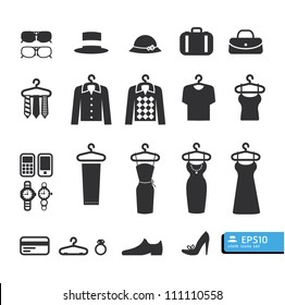 Clothing Store Icon Vector