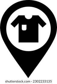 clothing store icon vector glyp style,symbol presentation icon or logo ilustration for website.
perfect use for web,pattern,design,etc