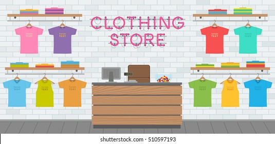 clothing store interior